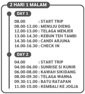 Trip dieng 2